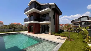 Contemporary Calis villa with large pool and garden